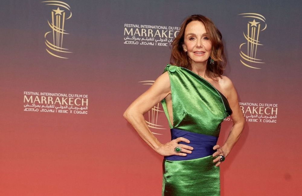 Philippine Leroy-Beaulieu illumine le Festival de Marrakech dans une robe satinée