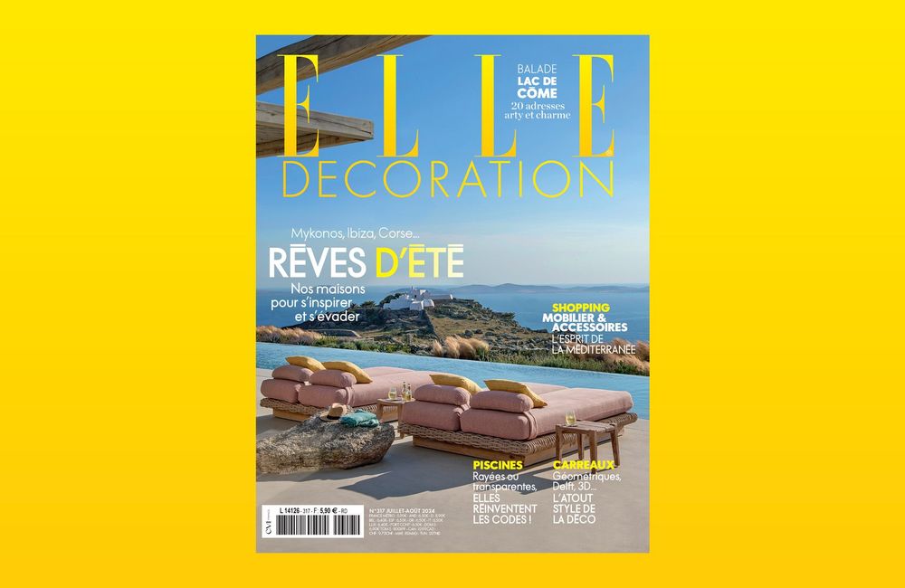 Une ambiance estivale à découvrir dans le nouveau ELLE Décoration