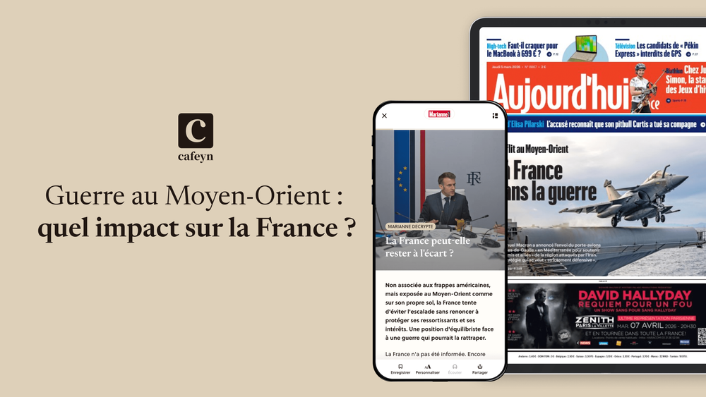 Guerre au Moyen-Orient : les conséquences pour la France à lire sur Cafeyn