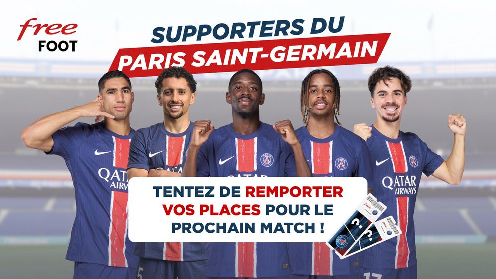Supporters du Paris Saint-Germain, tentez de remporter vos places pour le prochain match !
