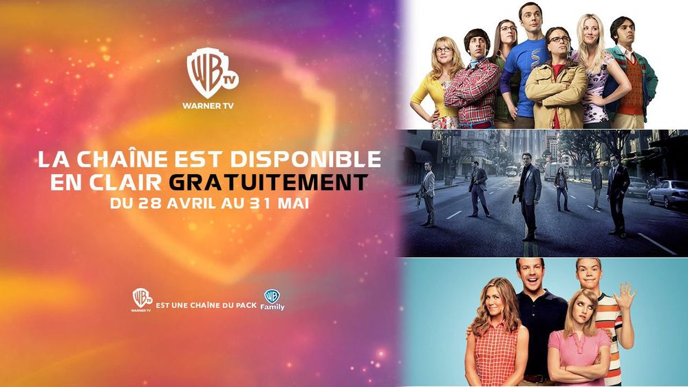 Découvrez Warner TV en clair sur votre Freebox jusqu'au 31 mai 2025