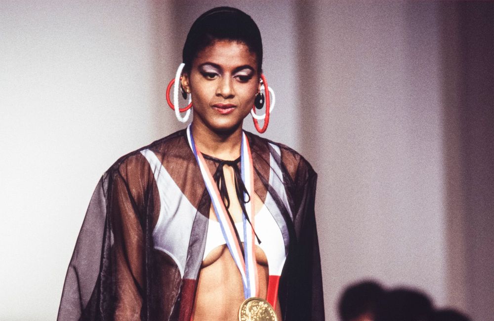 Marie-José Pérec et Paco Rabanne : quand la championne défilait pour le créateur futuriste