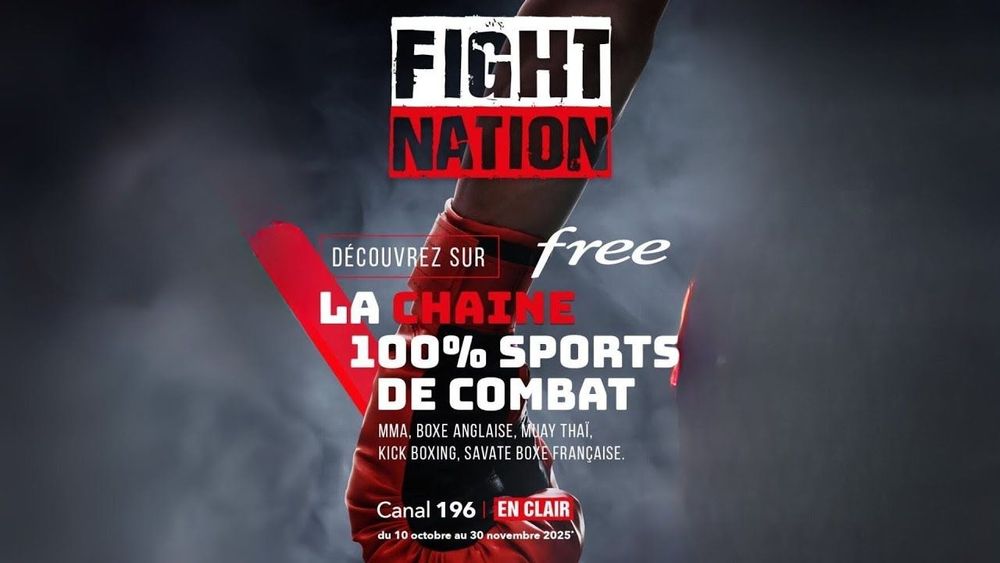 FIGHT NATION : la chaîne 100 % sports de combat débarque sur Freebox TV