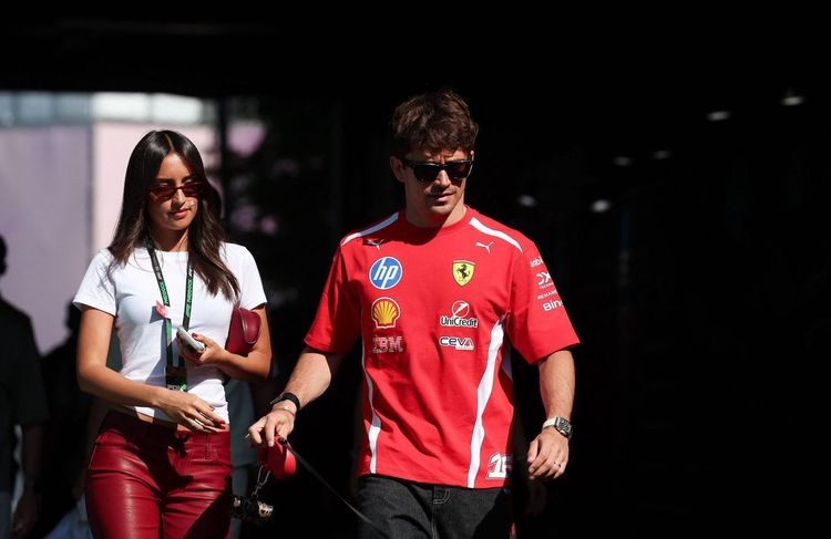 Charles Leclerc et sa femme Alexandra Saint Mleux inaugurent leur nouveau yacht à 13 millions d’euros