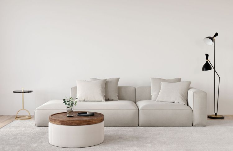 Comment accessoiriser un canapé blanc