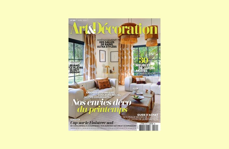 Des intérieurs printaniers dans le nouveau Art & Décoration