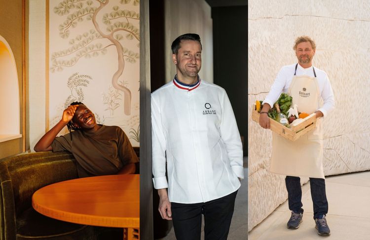 Mory Sacko, Philippe Mille et Arnaud Donckele présentent leurs recettes de chefs pour sublimer le champagne