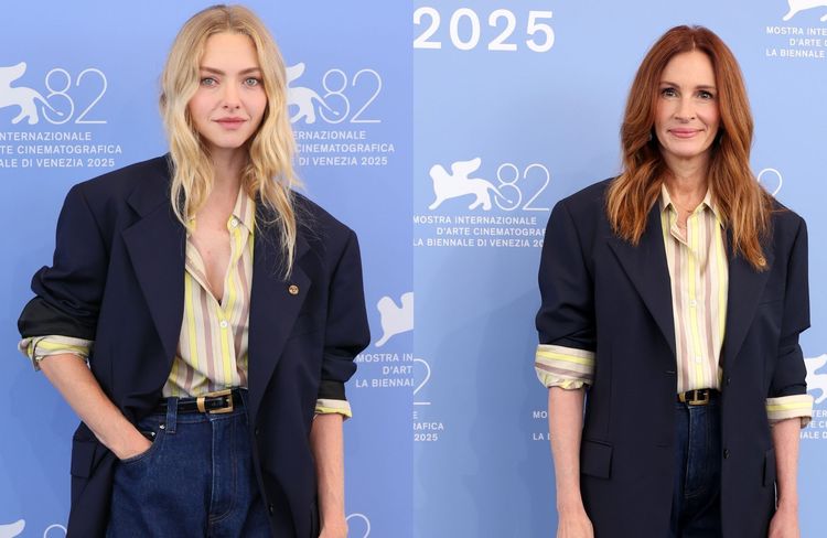 Mostra de Venise : Julia Roberts et Amanda Seyfried créent la surprise en look identique