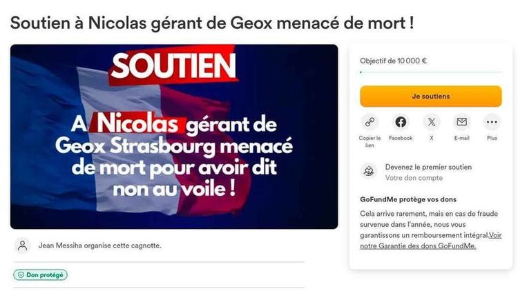 Le gérant d'une boutique Geox menacé de mort pour avoir refusé une intérimaire voilée : un chroniqueur de "TPMP" lui vient en aide en lançant une cagnotte