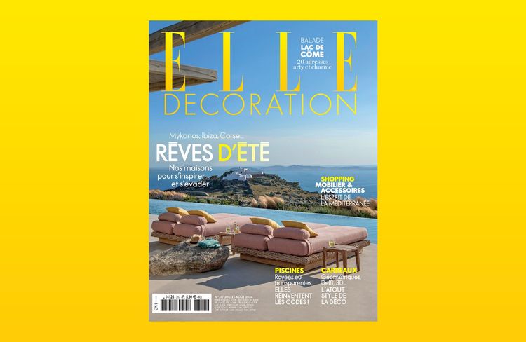 Une ambiance estivale à découvrir dans le nouveau ELLE Décoration