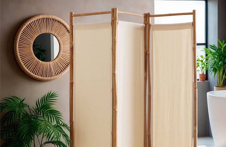 On a trouvé le DIY malin pour créer un paravent en rotin à petit prix