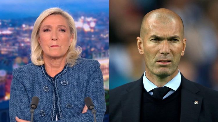 Franco, Marine Le Pen balance sur Zinedine Zidane : "Il a tout intérêt à ça"