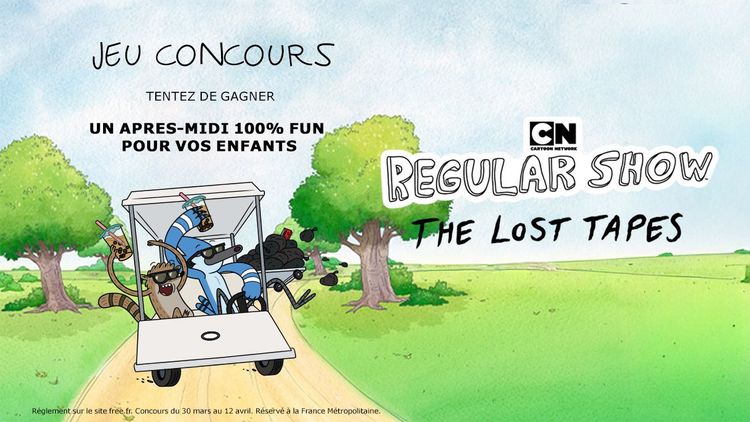 Un skatepark, du street art et Regular Show : participez au super jeu-concours Free x Cartoon Network