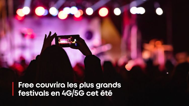 Free fait vibrer les festivals avec sa couverture 4G/5G sur-mesure tout l'été
