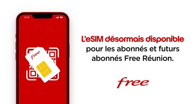 L'eSIM Free, la petite révolution qui va changer votre vie mobile à La Réunion