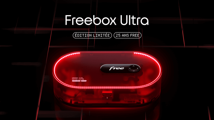 Découvrez la Freebox Ultra Édition Limitée | Une Freebox collector pour les 25 ans de Free