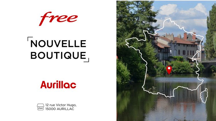 Free ouvre une nouvelle boutique à Aurillac 