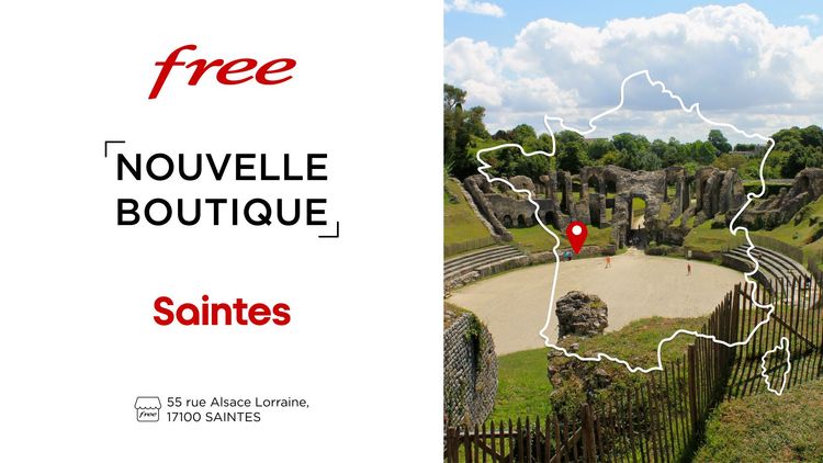  Free inaugure une nouvelle boutique à Saintes 
