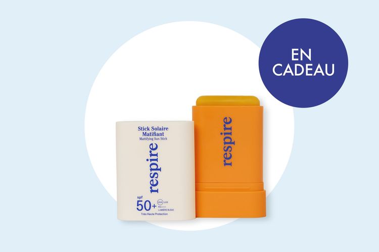 Cette semaine, en cadeau avec votre magazine ELLE : Le Stick Solaire Matifiant Respire