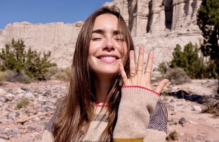 Lily Collins : l’incroyable histoire de sa bague de fiançailles volée… puis retrouvée trois ans plus tard