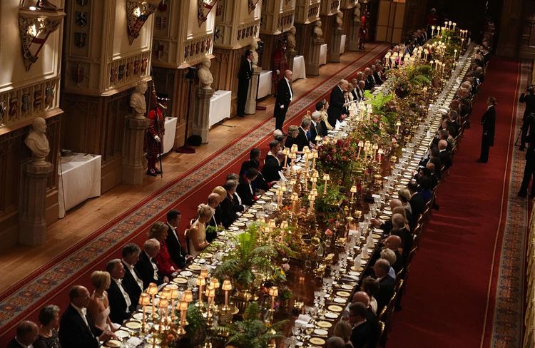 On vous dévoile le menu (très frenchy) du banquet d’État en l’honneur de Donald Trump à Windsor