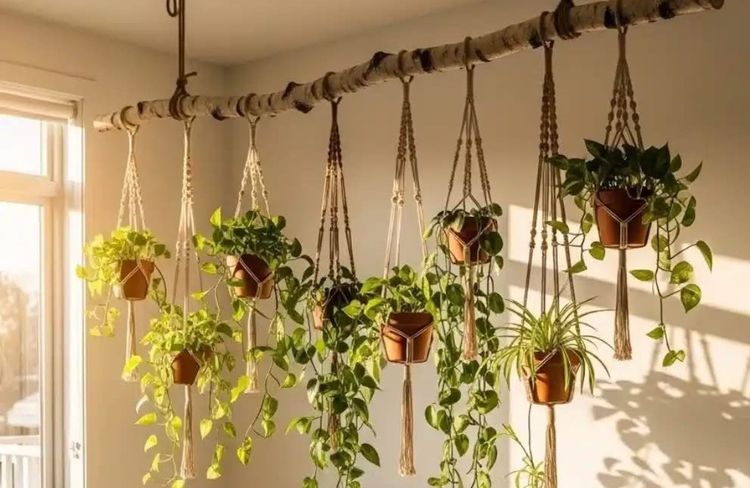 5 idées pour accrocher ses plantes dans son intérieur sans percer