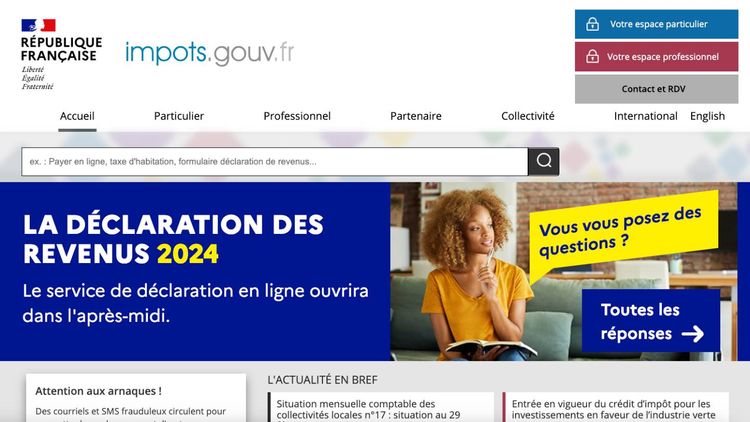 Impôts 2024 : après un petit bug ce matin, vous pouvez désormais déclarer vos revenus !