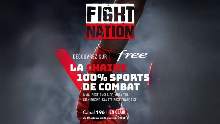 FIGHT NATION : la chaîne 100 % sports de combat débarque sur Freebox TV
