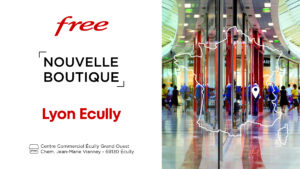 Découvrez la nouvelle boutique Free de Lyon Ecully