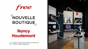 Venez découvrir la nouvelle boutique Free de Nancy Houdemont !
