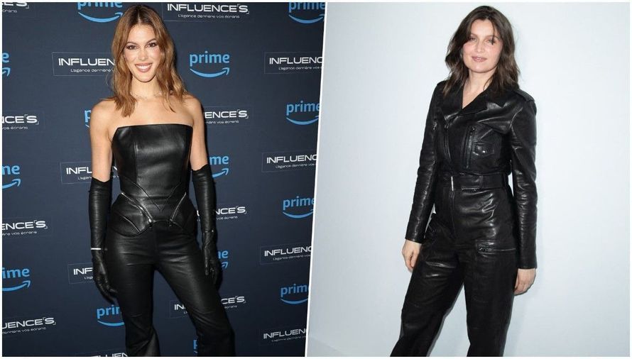 Iris Mittenaere VS Laëtitia Casta : qui porte le mieux la combinaison en cuir ?