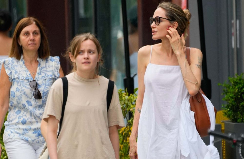 Angelina Jolie et sa fille Vivienne en tenues décontractées pour une virée shopping mère-fille