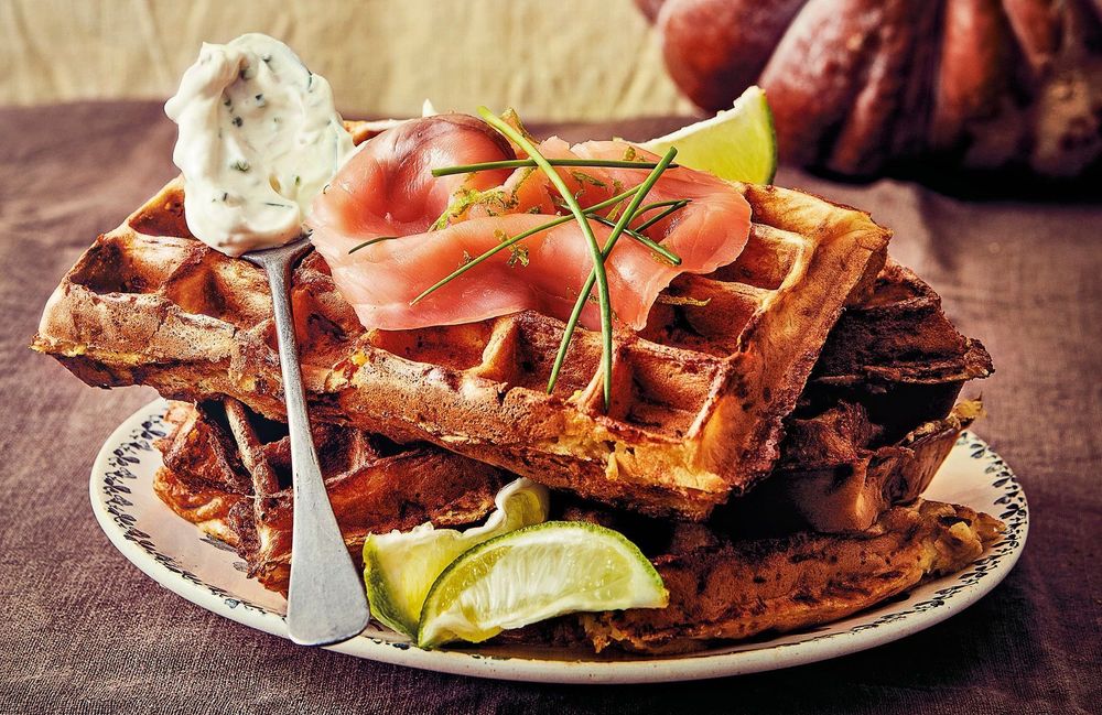Voici la recette de gaufre salée idéale pour Mardi Gras
