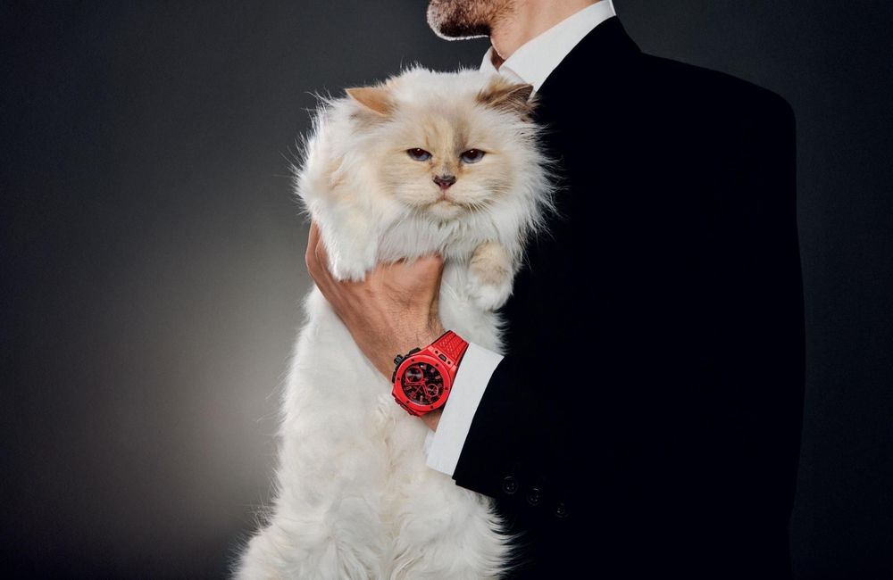 Choupette, la chatte de Karl Lagerfeld, star inattendue d’une campagne horlogère