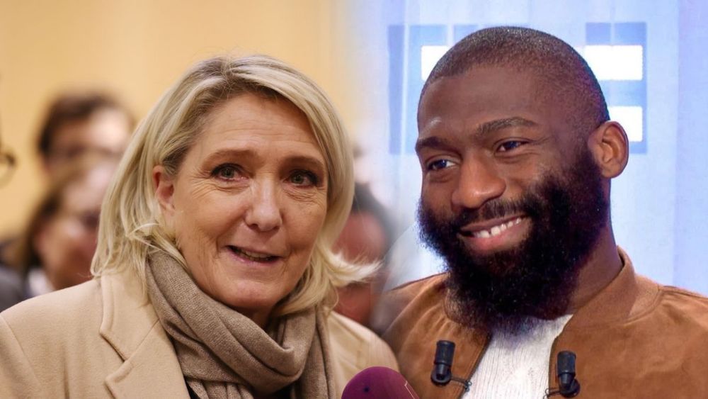 Cédric Doumbé ose une sortie avec sa "go" Marine Le Pen : "J'ai mes papiers, donc..."