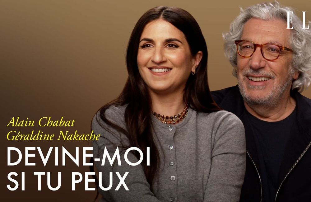 Alain Chabat et Géraldine Nakache testent leur complicité dans notre interview « Devine-moi si tu peux »