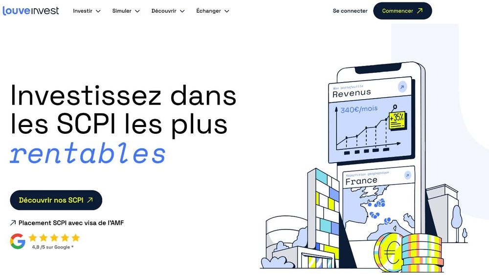 Investir dès 180€ en SCPI (et avec du cashback), c'est possible avec Louve Invest