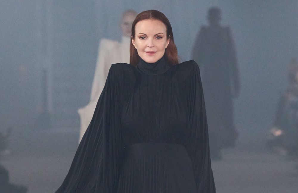 Au défilé Vetements, Marcia Cross (Desperate Housewives) a enflammé le podium