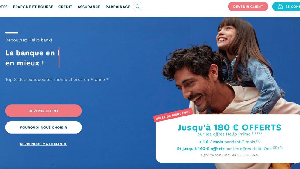 Banque en ligne : quel grand groupe bancaire se cache derrière Hello bank ! ?