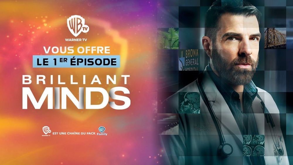 Free et Warner TV vous invitent à découvrir le premier épisode de la série médicale Brilliant Minds