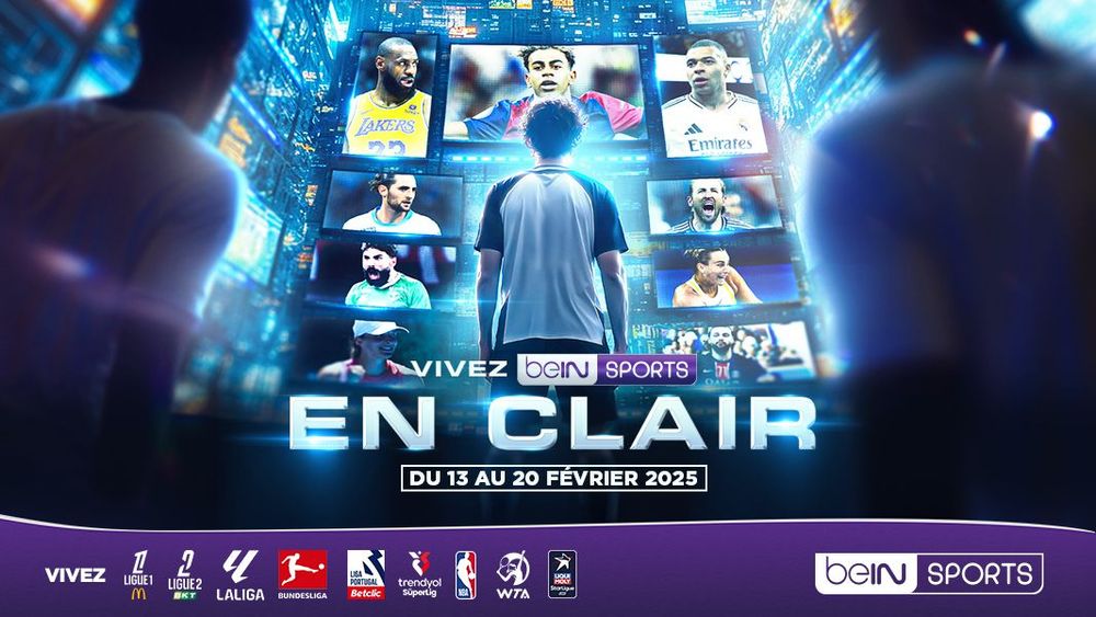 beIN SPORTS est en clair du 13 au 20 février 2025 : une semaine de sport en accès libre !