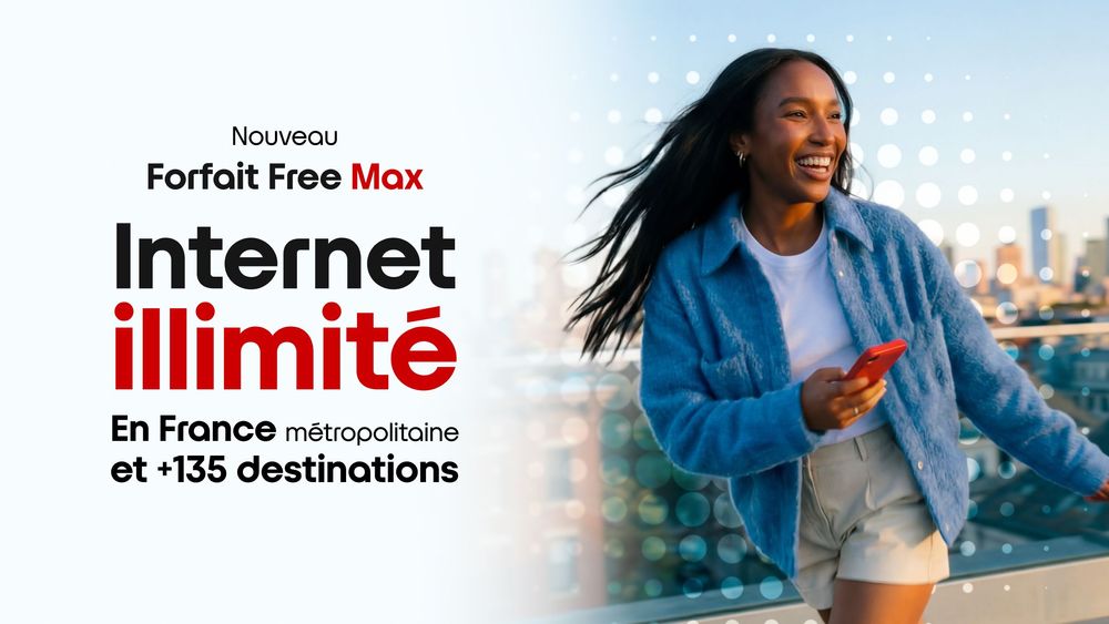 Free lance le 1er forfait mobile Internet illimité en France et dans plus de 135 destinations dans le monde