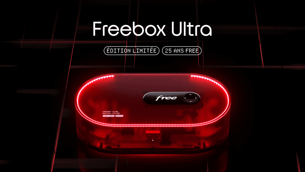 Découvrez la Freebox Ultra Édition Limitée | Une Freebox collector pour les 25 ans de Free