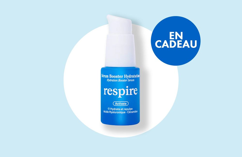 En cadeau avec votre magazine ELLE : un Sérum Booster Hydratation Respire
