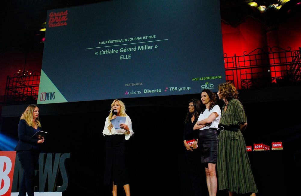ELLE reçoit le prix du « coup éditorial » de CB News pour son enquête sur Gérard Miller