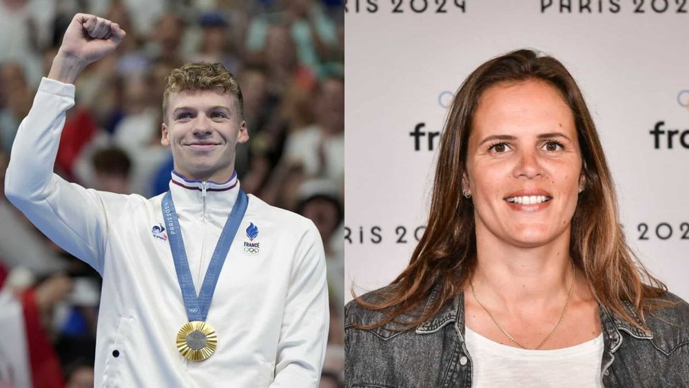 Laure Manaudou, cash sur Léon Marchand (22 ans) après sa 1ère médaille olympique : "On a du mal à…"
