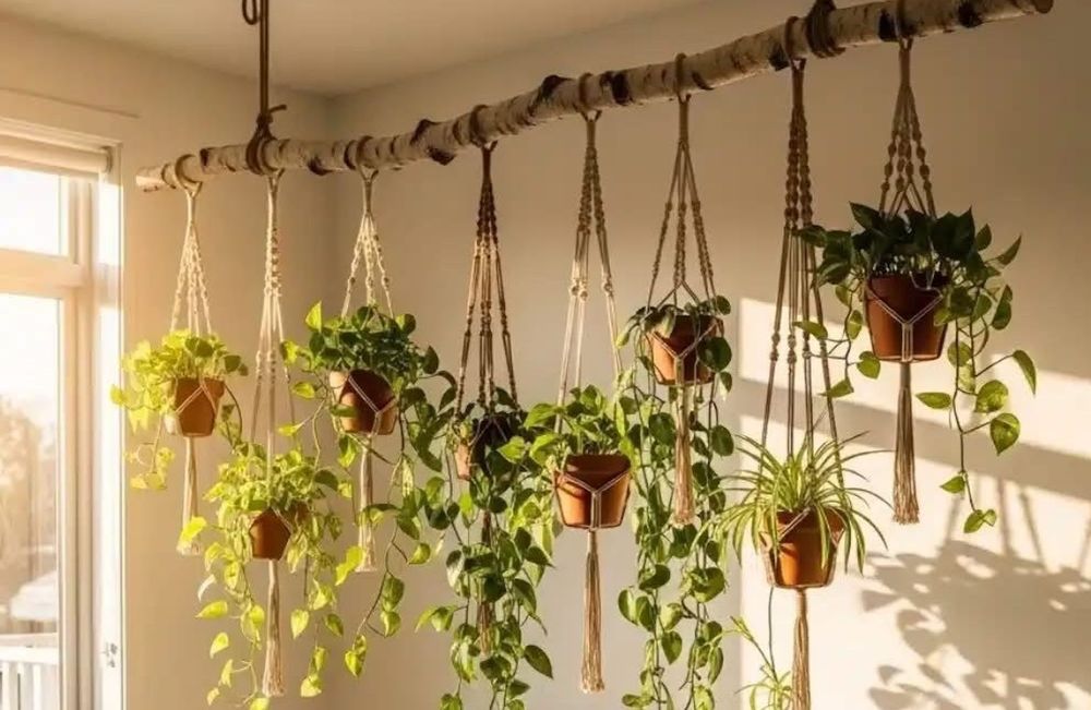 5 idées pour accrocher ses plantes dans son intérieur sans percer