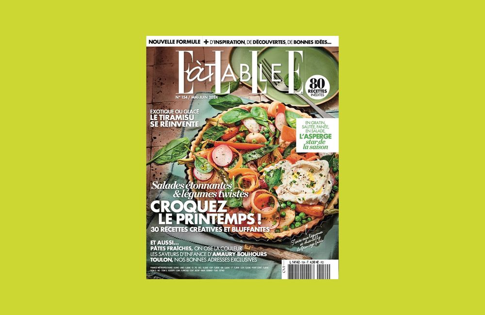 Le printemps est de retour dans la nouvelle formule de ELLE à table