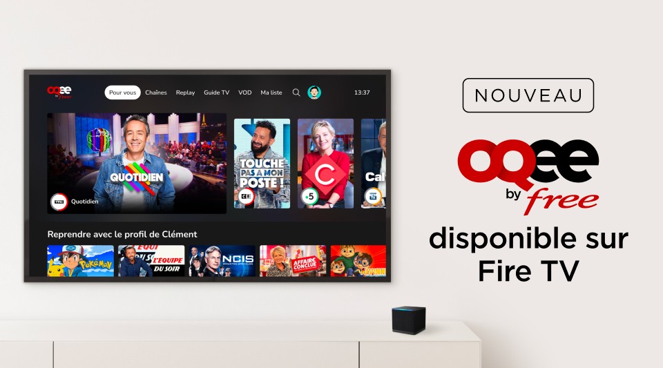 OQEE by Free désormais disponible sur Amazon Fire TV