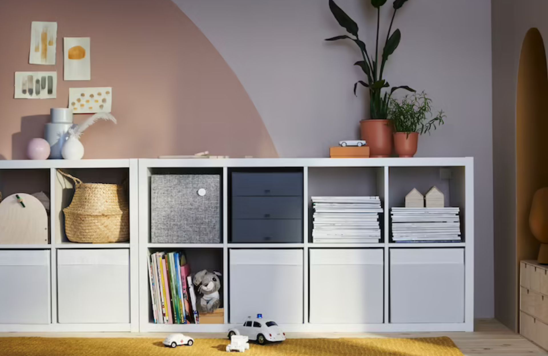 IKEA HACK : l’astuce pour détourner une étagère Kallax en fausse cheminée canon